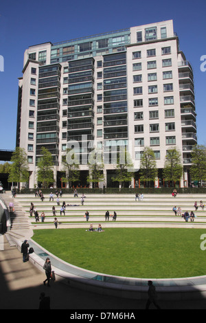 PaddingtonCentral Büro- und Wohn-Entwicklung Sheldon Square in London Stockfoto