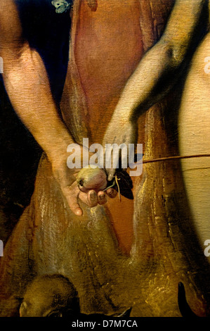 Cornelis van Haarlem The Fall der Mann Adam Eva Garden Of Eden Apfel Baum Museum Niederlande Stockfoto