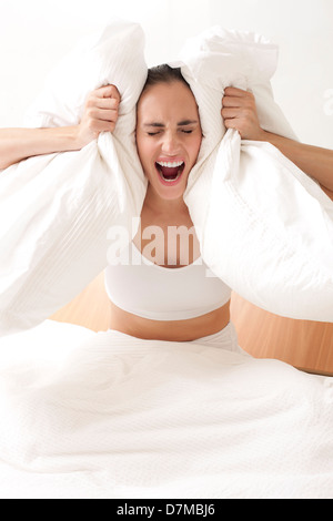 Böse Frau Stockfoto