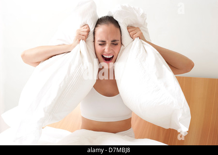 Böse Frau Stockfoto