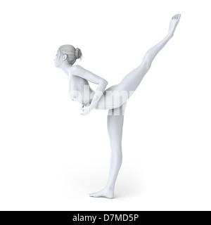 Ballett-Tänzerin, artwork Stockfoto