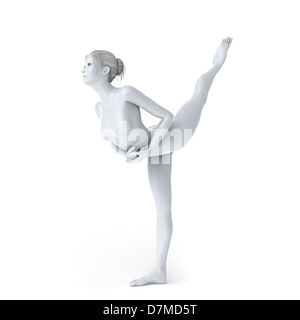 Ballett-Tänzerin, artwork Stockfoto