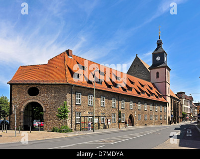 Die evangelische Kirche St. Marien in Göttingen Stockfoto