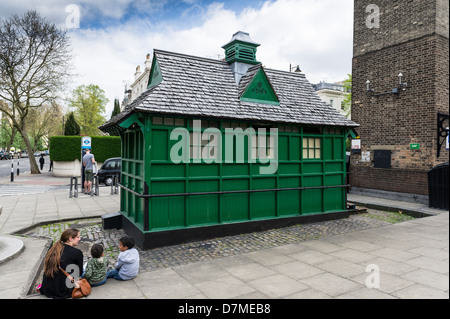 Eine Cabmens Unterkunft in London. Stockfoto