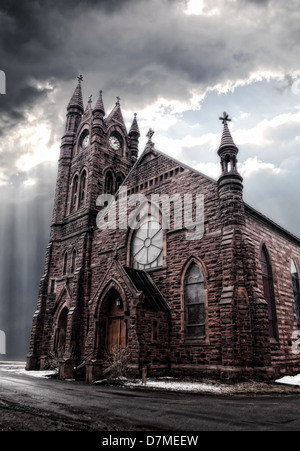 Kirche im gotischen Stil Stockfoto
