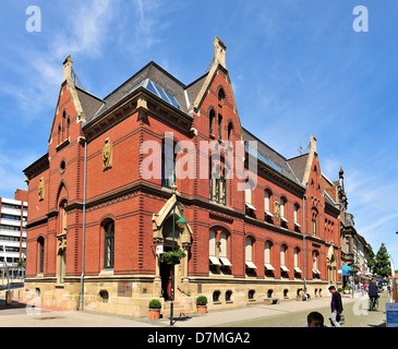 Die Fußgängerzone in Northeim, Niedersachsen, Deutschland Stockfoto