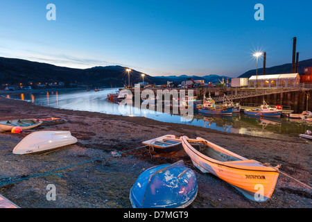 Fischerhafen in Ullapool, Ross und Cromarty, Highland, Schottland, UK, Europa. Stockfoto