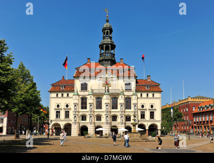 Lüneburg, Lüneburg, Niedersachsen, Deutschland, Historisches Rathaus Stockfoto