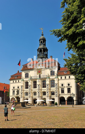 Lüneburg, Lüneburg, Niedersachsen, Deutschland, Historisches Rathaus Stockfoto