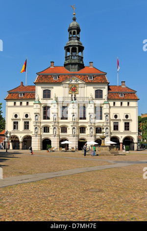 Lüneburg, Lüneburg, Niedersachsen, Deutschland, Historisches Rathaus Stockfoto