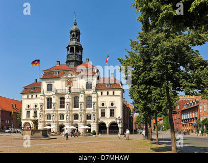 Lüneburg, Lüneburg, Niedersachsen, Deutschland, Historisches Rathaus Stockfoto