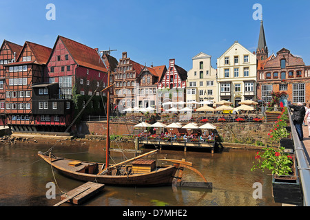 Weist, historischen Stadtplatz in Lüneburg, Lüneburg, Niedersachsen, Deutschland Stockfoto