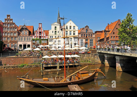 Weist, historischen Stadtplatz in Lüneburg, Lüneburg, Niedersachsen, Deutschland Stockfoto