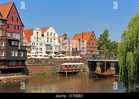 Weist, historischen Stadtplatz in Lüneburg, Lüneburg, Niedersachsen, Deutschland Stockfoto