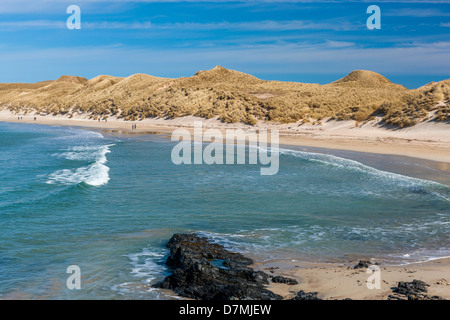 Blick auf Balnakeil Bucht in der nördlichen Highlands-Bucht in der Nähe von Durness., Schottland, UK, Europa. Stockfoto