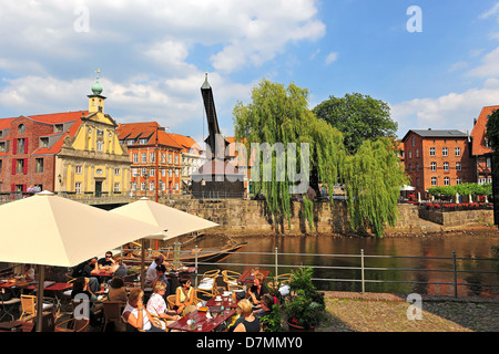 Die historischen weist in Lüneburg, Lüneburg, Niedersachsen, Deutschland Stockfoto