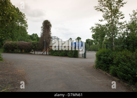 Route der HS2 Eisenbahn von London nach Birmingham Hillingdon Outdoor Activity Center Stockfoto