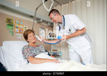 Die Temperatur Stockfoto