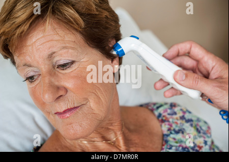 Die Temperatur Stockfoto