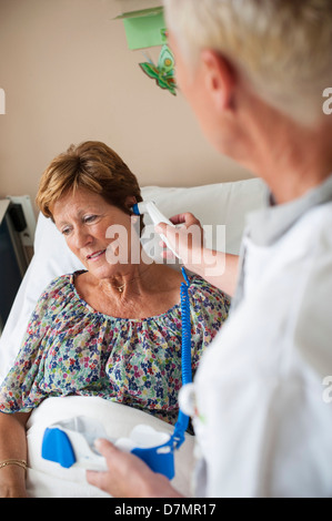 Die Temperatur Stockfoto