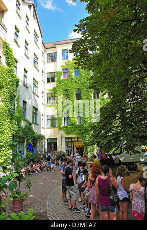 Den Hackeschen Markt in Berlin, sterben Hackeschen Höfen in Berlin Stockfoto