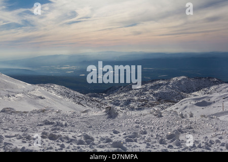 Einfassung Hermon im Schnee, Israel Stockfoto