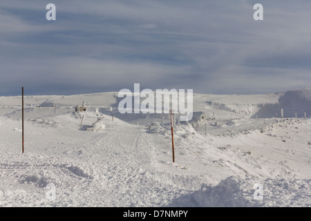 Einfassung Hermon im Schnee, Israel Stockfoto