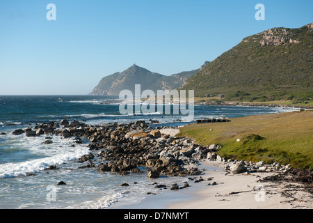 Zerklüftete Küste, Naturschutzgebiet Kap der guten Hoffnung, Kap-Halbinsel, Südafrika Stockfoto