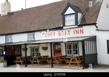 Ferry Boat Inn, Fähre von Felixstowe, Suffolk Stockfoto