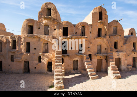 Ksar Ouled Soltane in der Nähe von Tataouine Tunesien Stockfoto