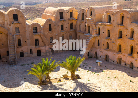 Ksar Ouled Soltane in der Nähe von Tataouine Tunesien Stockfoto