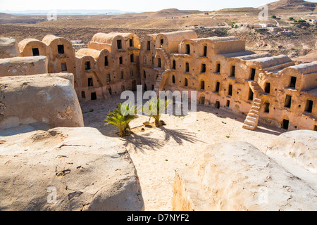 Ksar Ouled Soltane in der Nähe von Tataouine Tunesien Stockfoto