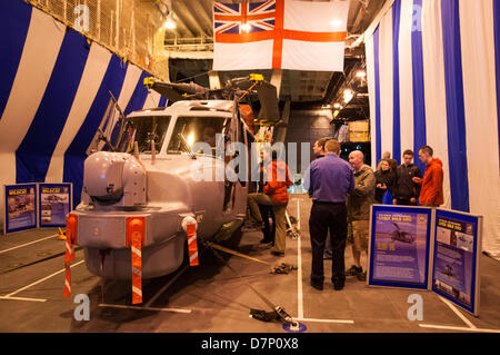 Der Fluss Thames, nr Greenwich, London, UK. 11. Mai 2013. Bildnachweis: Craig Buchanan /Alamy Live-Nachrichten Stockfoto