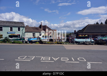 Behinderte Bucht an der Hauptstraße in great Malvern, Worcestershire, uk Stockfoto