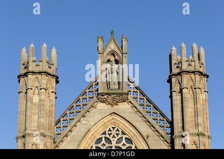 Detail der Kathedrale von St. Andreas in der römisch-katholischen Erzdiözese von Glasgow, Clyde Street, Schottland, Vereinigtes Königreich Stockfoto