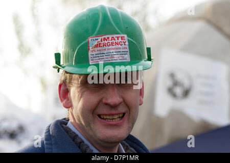 Southport, England 10. Mai 2013.  Camp Frack ein Wochenende Aktivität gegen Fracking & andere Energieformen Extreme 2. Die Veranstaltung organisiert von einem Bündnis aus lokaler und nationaler Anti-Fracking, Trades Union und Umweltgruppen einschließlich Kampagne gegen Klimawandel, REAF, RAFF, FFF, Merseyside gegen Fracking, Freunde der Erde & Gtr Manchester Assoc. der Gewerkschaft Räte, Frack ab.  Im September 2011 organisierte Gruppen Camp Frack (1) Protest gegen Pläne von Cuadrilla Resources für Shale Gas zu bohren. Stockfoto