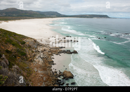 Long Beach gesehen von Chapmans Peak Drive, Noordhoek, Kapstadt, Südafrika Stockfoto