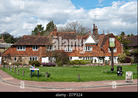 Brasted Dorf, Kent, UK Stockfoto