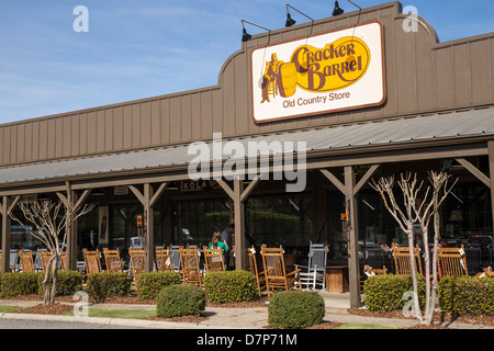 Cracker Barrel Old Country Store, Casual Restaurant, North Carolina, USA Stockfoto