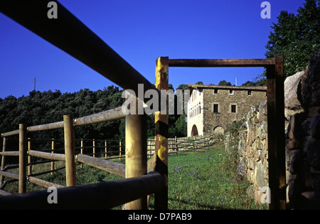 Landhaus in Katalonien, Nordspanien Stockfoto