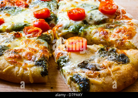 Italienische Pizza Käse Stockfoto