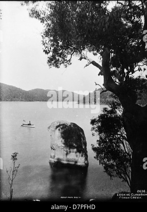 Auf der Suche Glas Rock, Cowan Creek Stockfoto