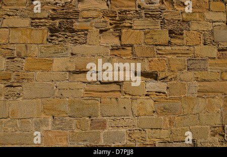 alten Sand-Stein Mauer Stockfoto