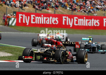 Motorsport: FIA Formel 1 Weltmeisterschaft 2013, Grand Prix von Spanien, #7 Kimi Räikkönen (FIN, Lotus F1 Team), Stockfoto