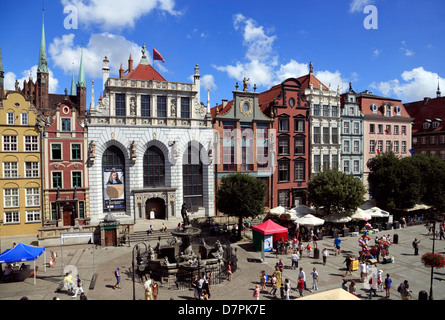 Dlugi Tark, Langer Markt, langer Markt, Danzig, Polen Stockfoto