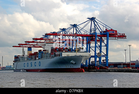 Der Hamburger Hafen Stockfoto