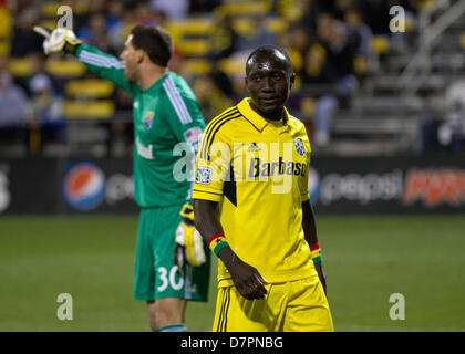 11. Mai 2013 - Columbus, OH - 11. Mai 2013: Columbus Crew Dominic Oduro (11) während der Major League Soccer match zwischen die Colorado Rapids und die Columbus Crew bei Columbus Crew Stadium in Columbus, OH Stockfoto