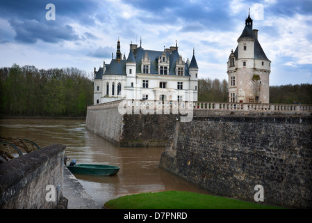 Chateau de Chenonceau in Loire, Frankreich. Stockfoto