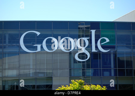 Google-Zentrale in Mountain View, Kalifornien Stockfoto