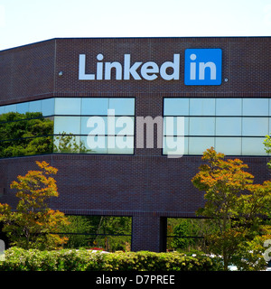 LinkedIn-Hauptsitz in Mountain View, Kalifornien Stockfoto